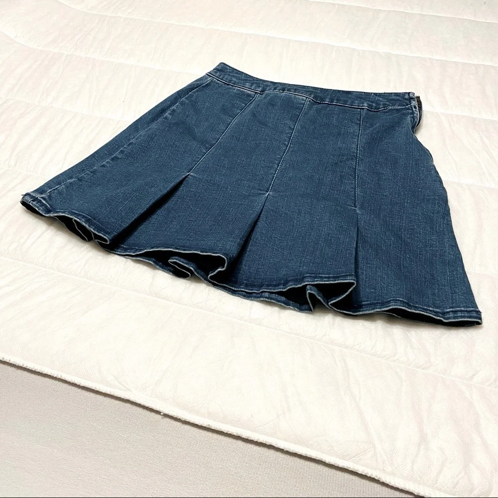 NWT So High Rise Denim Tennis Mini Skirt Size 9/29W - Picture 7 of 7